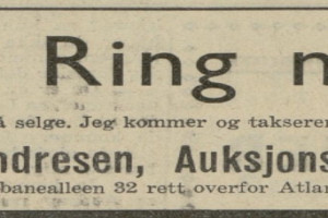 Bilde av Ragnar Andresen Auksjonsforretning